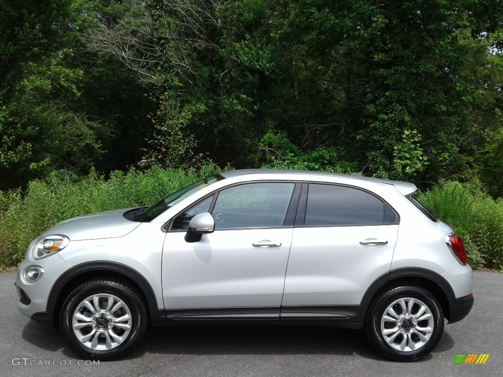 Grigio Argento (Gray Metallic) 2016 Fiat 500X Easy AWD Exterior Photo #138233806