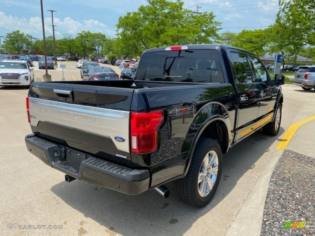 2019 F150 Platinum SuperCrew 4x4 - Agate Black / Black photo #2