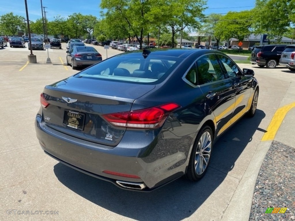 2017 Genesis G80 AWD - Himalayan Gray / Black Monotone photo #2