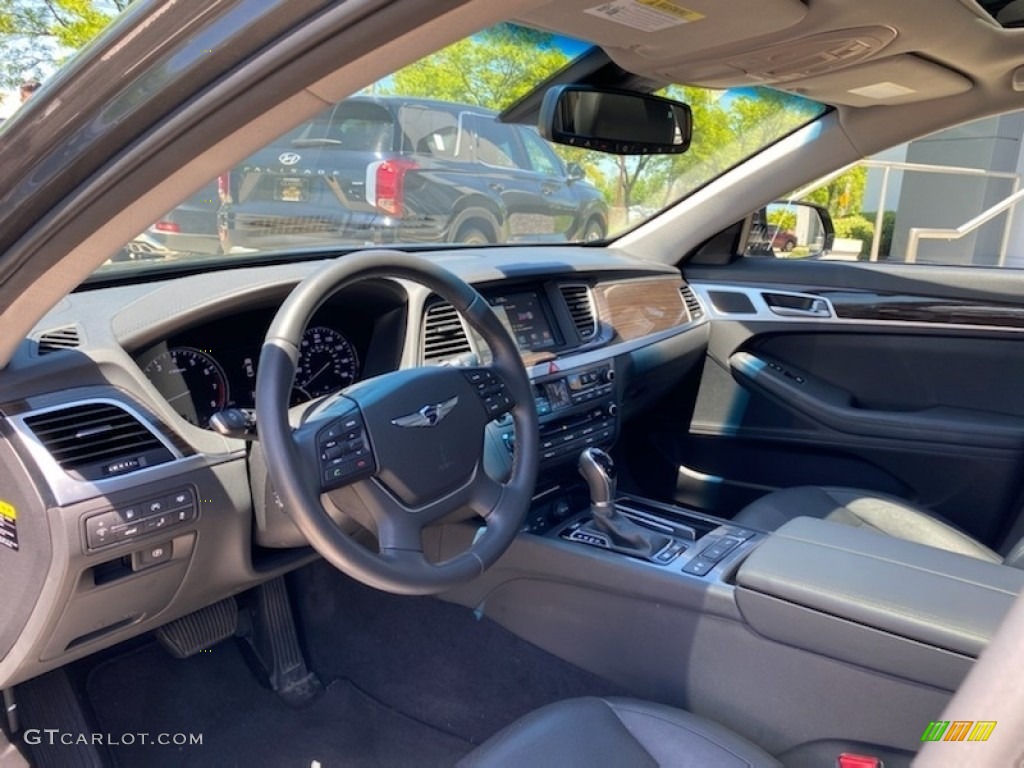 2017 Genesis G80 AWD - Himalayan Gray / Black Monotone photo #3