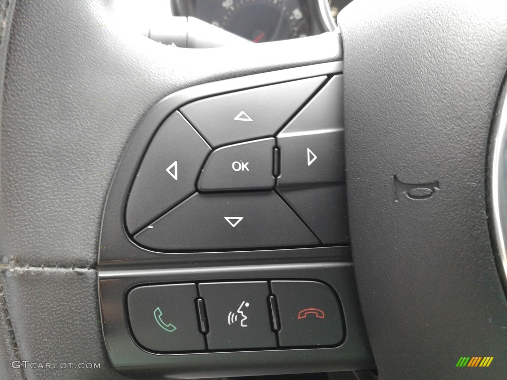 2016 Fiat 500X Easy AWD Black/Gray Steering Wheel Photo #138234256
