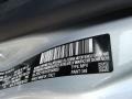 348: Grigio Argento (Gray Metallic) 2016 Fiat 500X Easy AWD Color Code