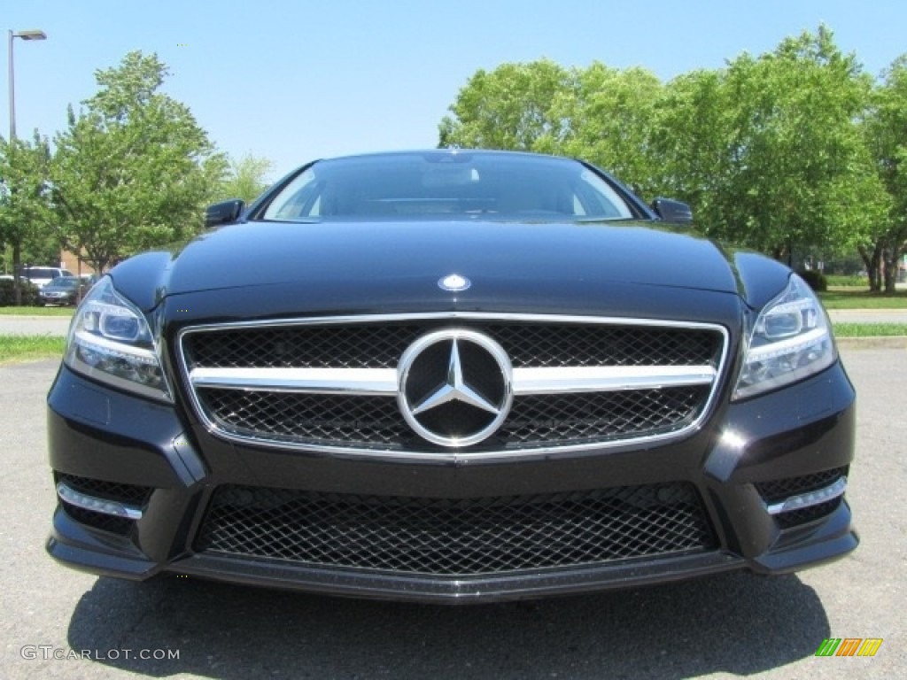 2012 CLS 550 4Matic Coupe - Obsidian Black Metallic / Ash/Black photo #4