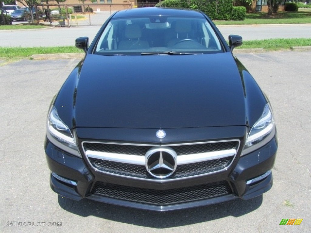 2012 CLS 550 4Matic Coupe - Obsidian Black Metallic / Ash/Black photo #5