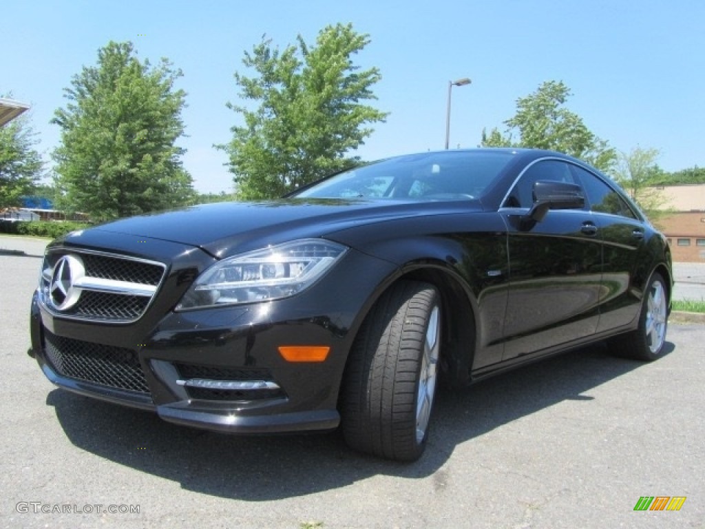 2012 CLS 550 4Matic Coupe - Obsidian Black Metallic / Ash/Black photo #6