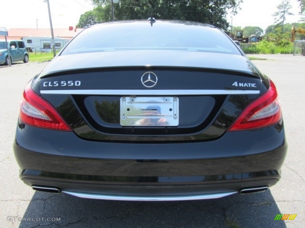 2012 CLS 550 4Matic Coupe - Obsidian Black Metallic / Ash/Black photo #9