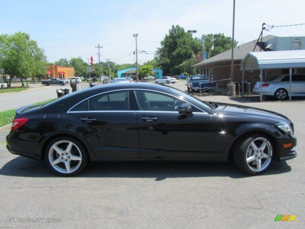 2012 CLS 550 4Matic Coupe - Obsidian Black Metallic / Ash/Black photo #11