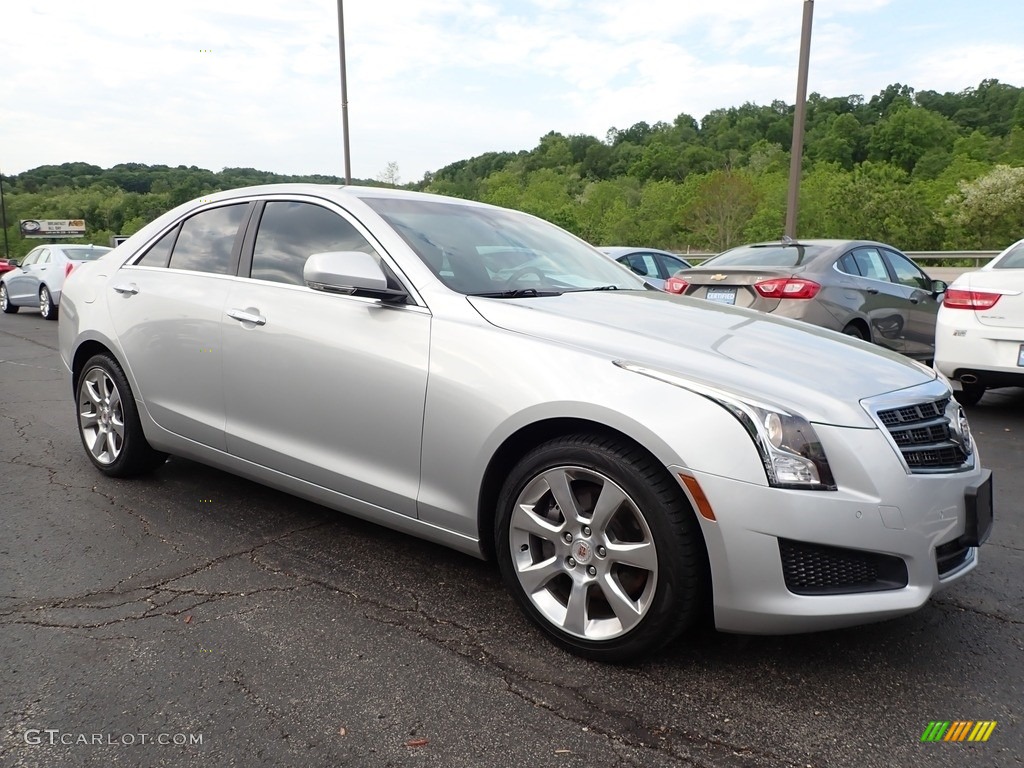 Radiant Silver Metallic 2013 Cadillac ATS 3.6L Luxury AWD Exterior Photo #138237667