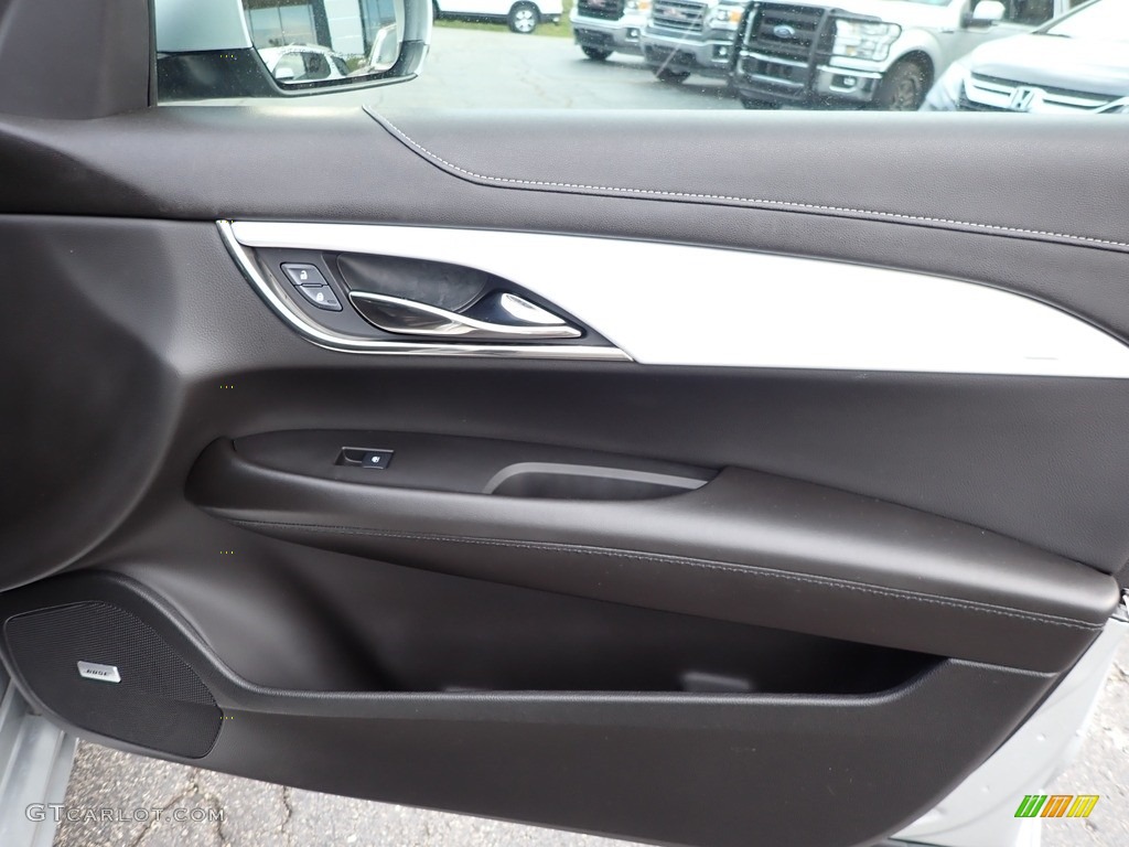 2013 Cadillac ATS 3.6L Luxury AWD Jet Black/Jet Black Accents Door Panel Photo #138237742