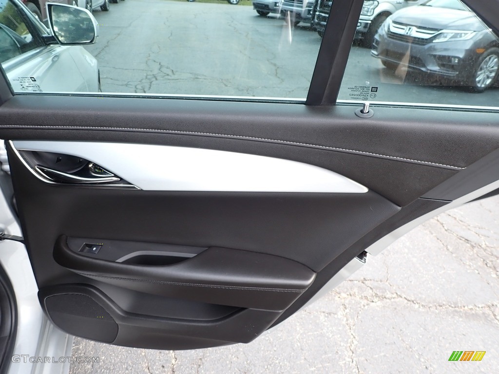 2013 Cadillac ATS 3.6L Luxury AWD Jet Black/Jet Black Accents Door Panel Photo #138237784