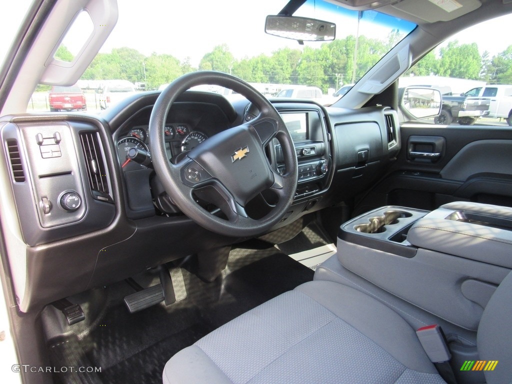 Dark Ash/Jet Black Interior 2018 Chevrolet Silverado 2500HD Work Truck Regular Cab Photo #138238027
