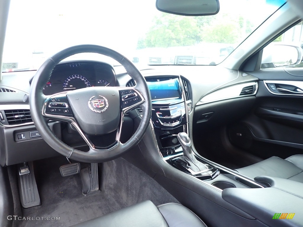 2013 Cadillac ATS 3.6L Luxury AWD Jet Black/Jet Black Accents Dashboard Photo #138238054