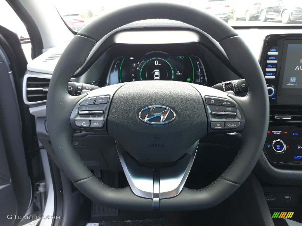 2020 Hyundai Ioniq Hybrid SE Gray Steering Wheel Photo #138238672