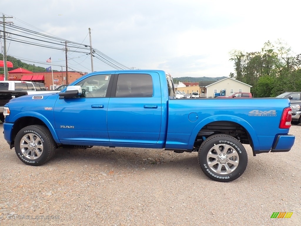 Hydro Blue Pearl 2020 Ram 2500 Laramie Crew Cab 4x4 Exterior Photo #138239296