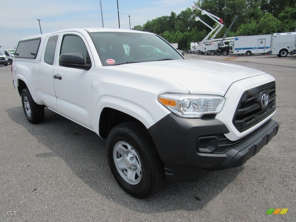 Super White 2016 Toyota Tacoma SR Access Cab Exterior Photo #138240163