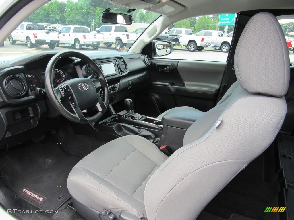 Cement Gray Interior 2016 Toyota Tacoma SR Access Cab Photo #138240376