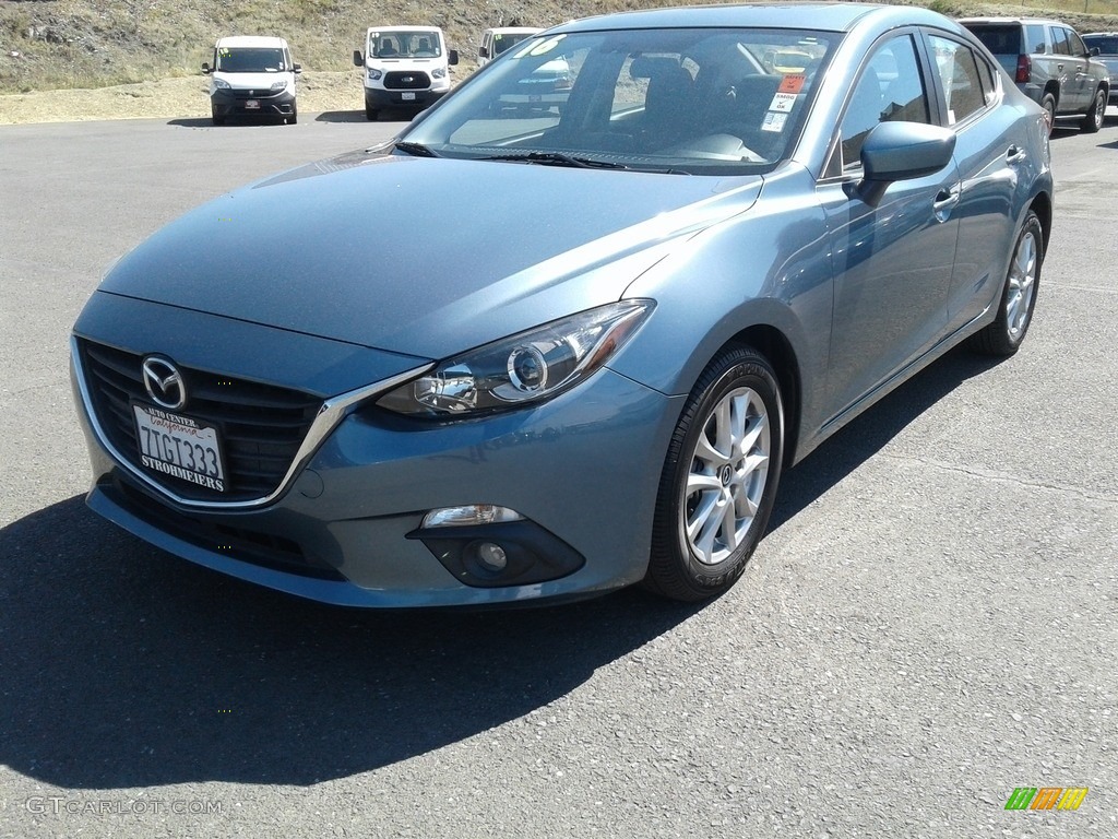 Blue Reflex Mica 2016 Mazda MAZDA3 i Touring 4 Door Exterior Photo #138240973