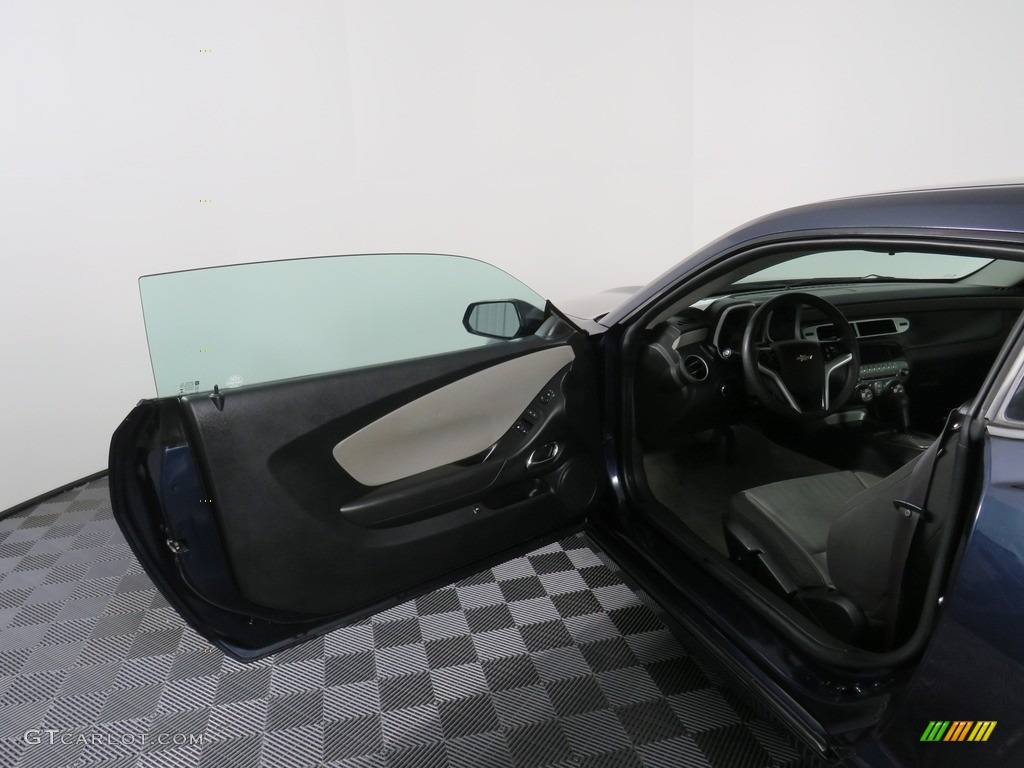 2015 Camaro LS Coupe - Blue Velvet Metallic / Black photo #2