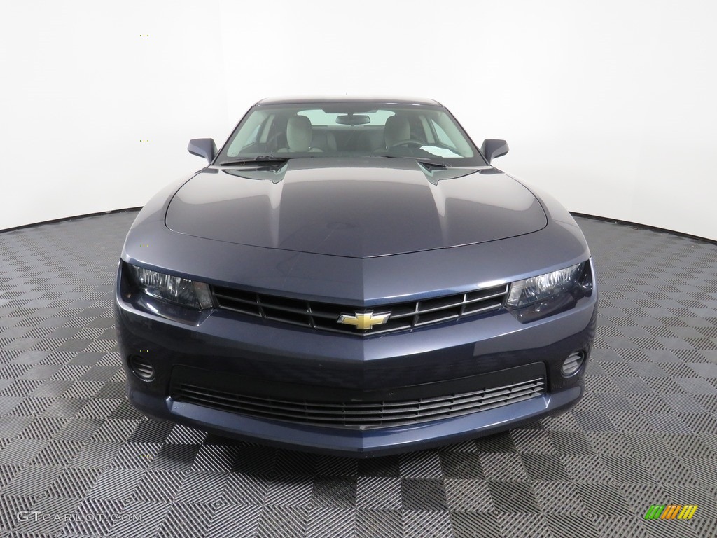 2015 Camaro LS Coupe - Blue Velvet Metallic / Black photo #5
