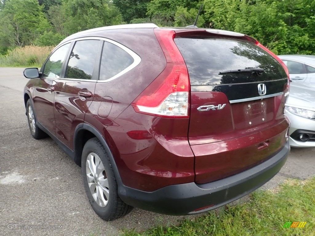 2014 CR-V EX-L AWD - Basque Red Pearl II / Black photo #2