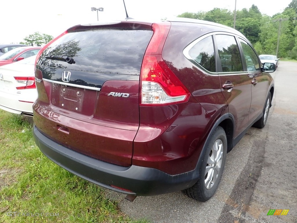 2014 CR-V EX-L AWD - Basque Red Pearl II / Black photo #4