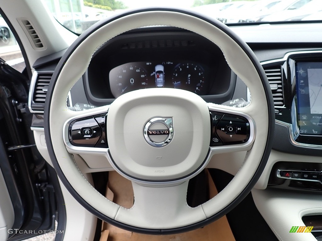 2018 Volvo XC90 T5 AWD Blonde Steering Wheel Photo #138242549