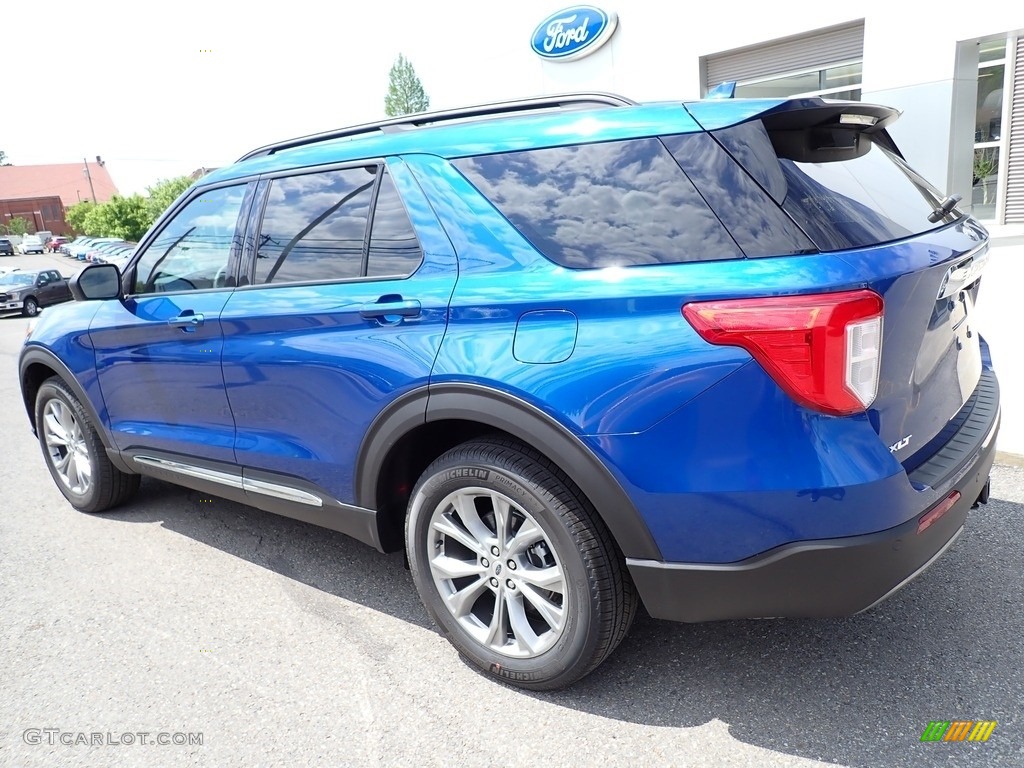 2020 Explorer XLT 4WD - Atlas Blue Metallic / Ebony photo #3