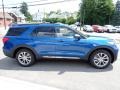 2020 Atlas Blue Metallic Ford Explorer XLT 4WD  photo #7