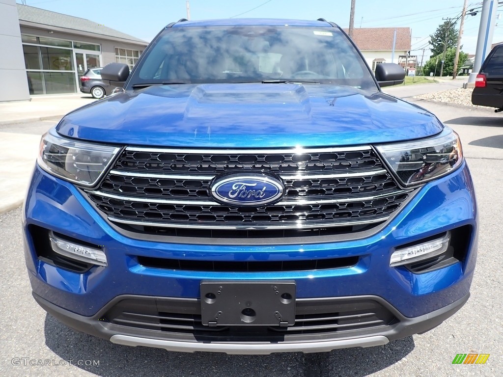 2020 Explorer XLT 4WD - Atlas Blue Metallic / Ebony photo #9