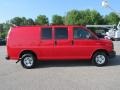 2015 Red Hot Chevrolet Express 3500 Cargo WT  photo #4