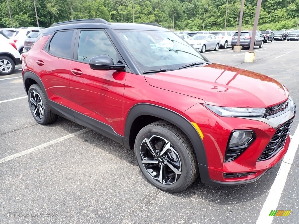 Scarlet Red Metallic 2021 Chevrolet TrailBlazer RS AWD Exterior Photo #138247904