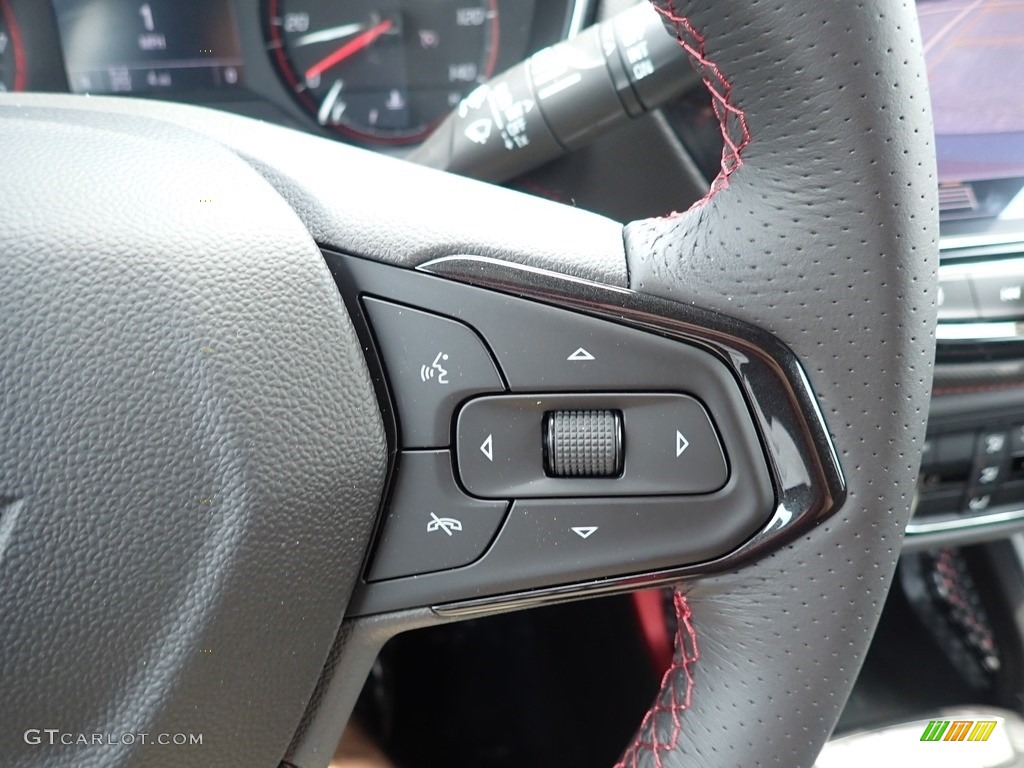 2021 Chevrolet Trailblazer RS AWD Jet Black Steering Wheel Photo #138248132