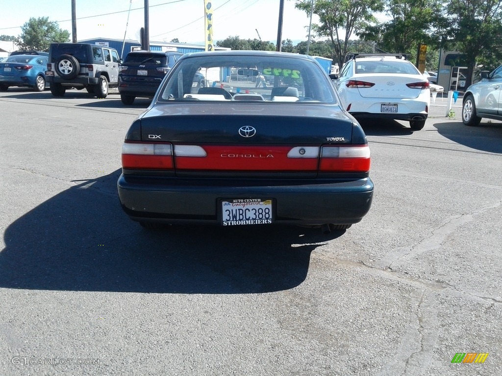 1997 Corolla DX - Dark Emerald Pearl Green Metallic / Gray photo #3