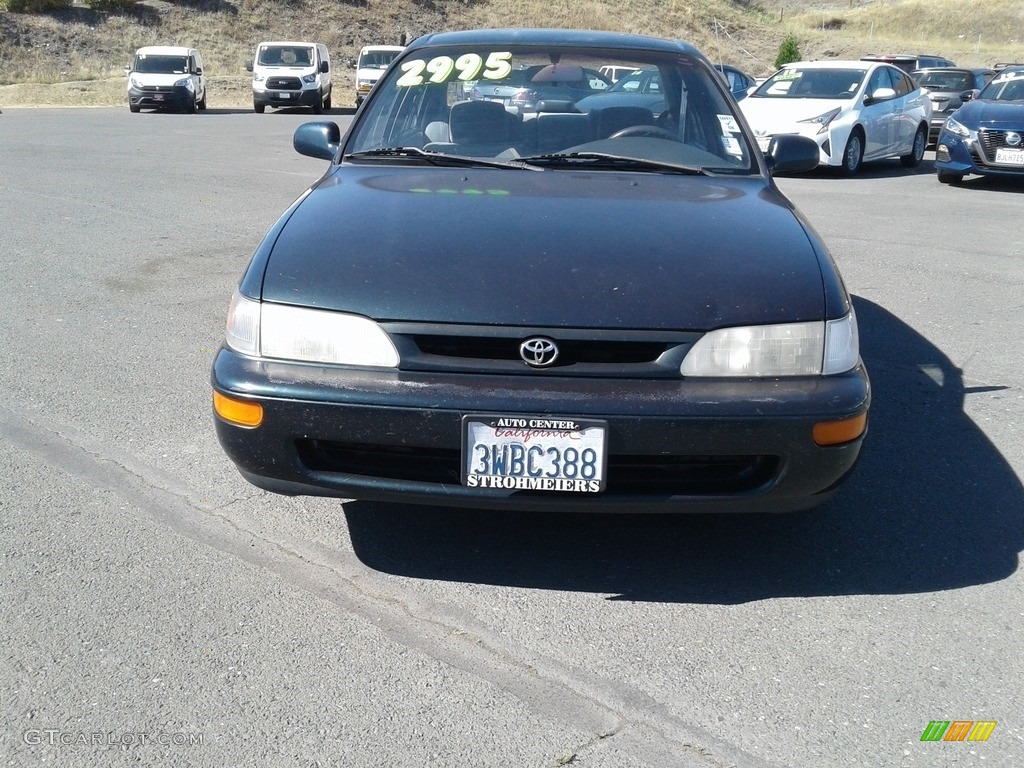 1997 Corolla DX - Dark Emerald Pearl Green Metallic / Gray photo #5