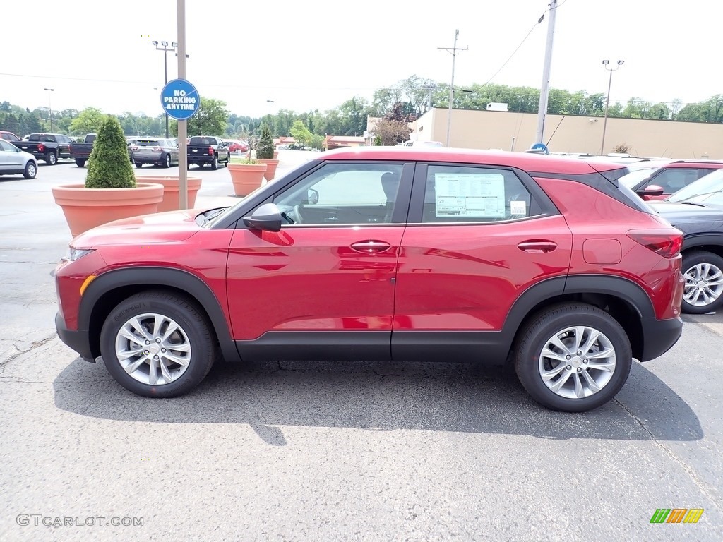 Scarlet Red Metallic 2021 Chevrolet TrailBlazer LS Exterior Photo #138248279