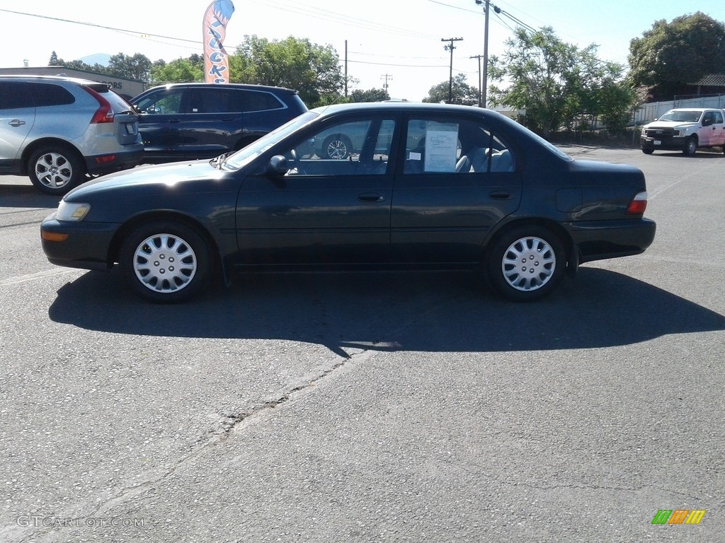 1997 Corolla DX - Dark Emerald Pearl Green Metallic / Gray photo #6