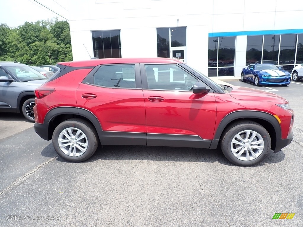 Scarlet Red Metallic 2021 Chevrolet Trailblazer LS Exterior Photo #138248387