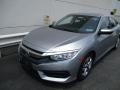 2017 Lunar Silver Metallic Honda Civic LX Sedan  photo #8