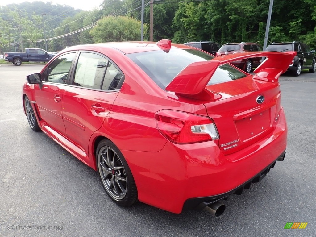 2017 WRX STI Limited - Pure Red / Carbon Black photo #4