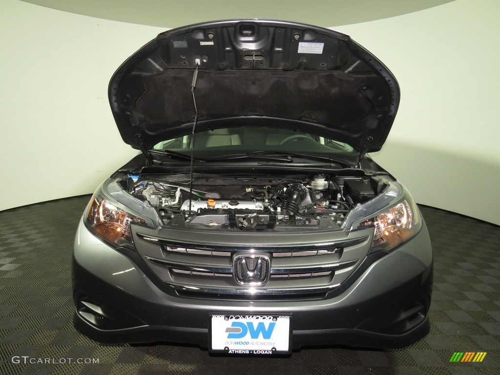 2014 CR-V LX AWD - Urban Titanium Metallic / Gray photo #5