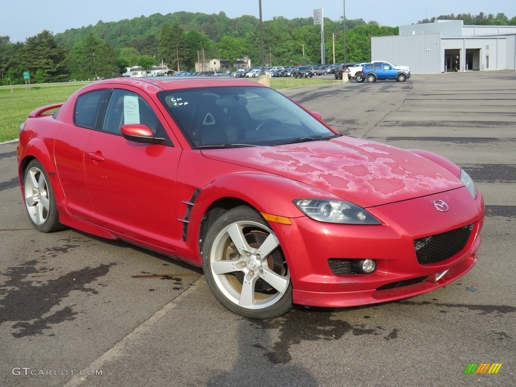 2005 RX-8 Sport - Velocity Red Mica / Black photo #4