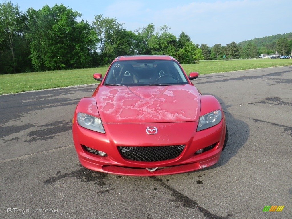 2005 RX-8 Sport - Velocity Red Mica / Black photo #6