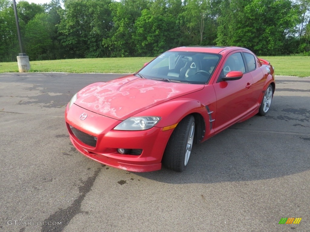 2005 RX-8 Sport - Velocity Red Mica / Black photo #7
