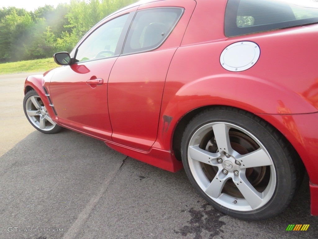 2005 RX-8 Sport - Velocity Red Mica / Black photo #9
