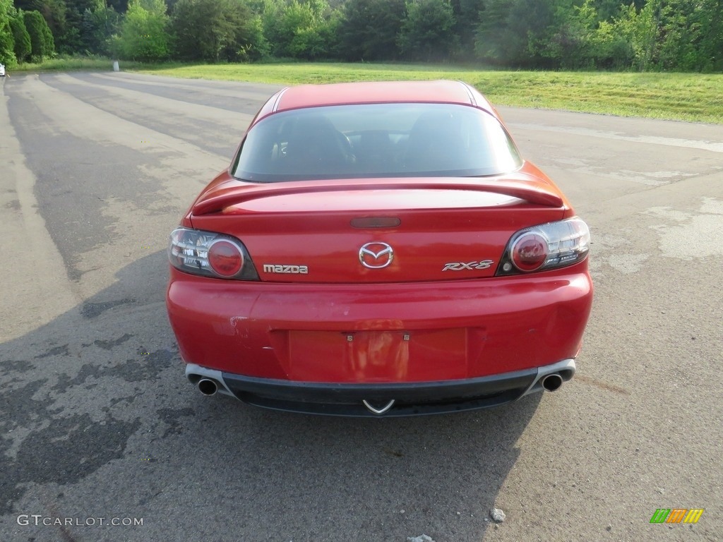 2005 RX-8 Sport - Velocity Red Mica / Black photo #11