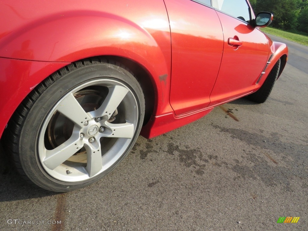 2005 RX-8 Sport - Velocity Red Mica / Black photo #13