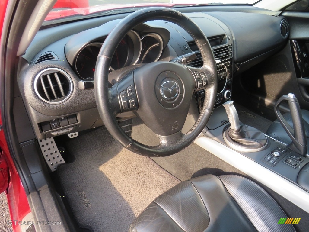 2005 RX-8 Sport - Velocity Red Mica / Black photo #18