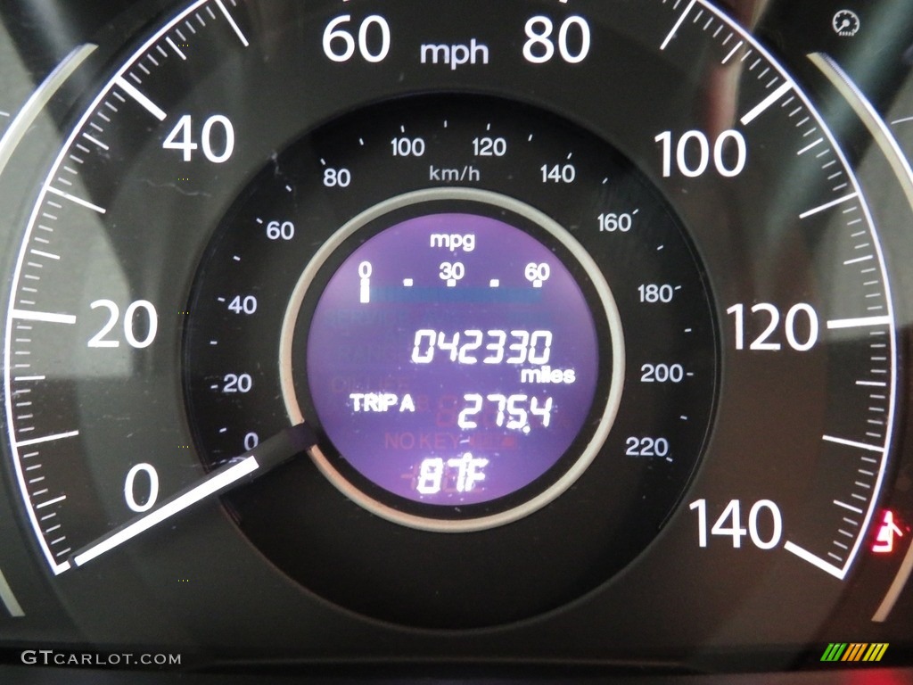 2014 CR-V LX AWD - Urban Titanium Metallic / Gray photo #29