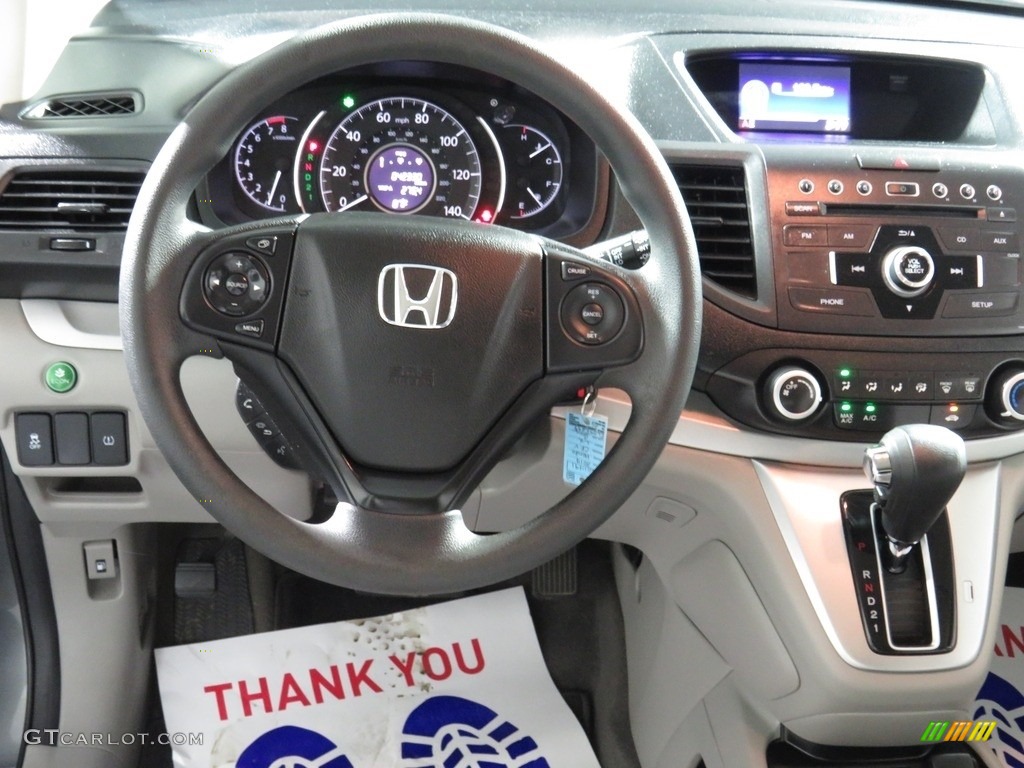 2014 CR-V LX AWD - Urban Titanium Metallic / Gray photo #30