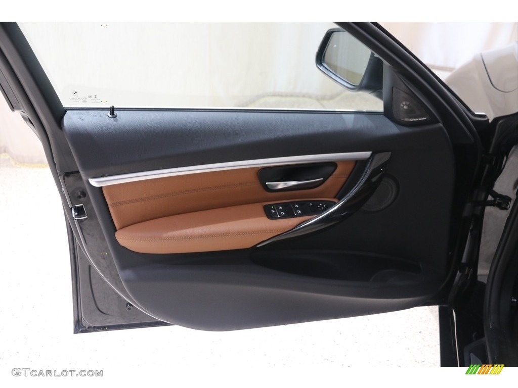 2017 3 Series 340i xDrive Sedan - Black Sapphire Metallic / Saddle Brown photo #5
